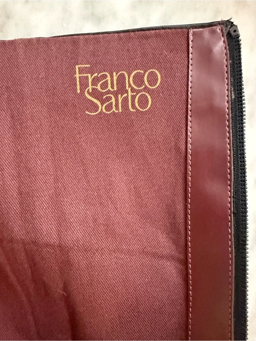 Franco Sarto Black Zip Knee-High Heel Boots size 9